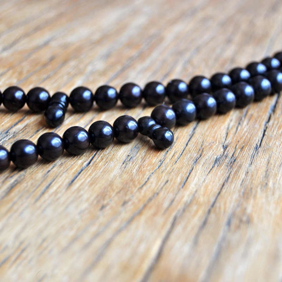 Black 100 Beads Turkish Kuka, Kundi Wooden Beads Tasbih | Zikr Tasbeeh TS-23-4